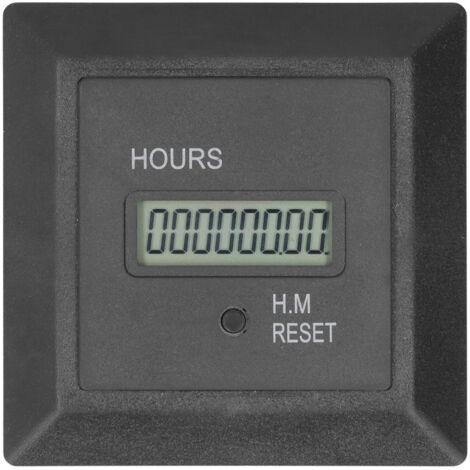 Compteur horaire numérique 0‑999999H avec minuteur intégré et écran digital pour applications industrielles 100‑240V AC