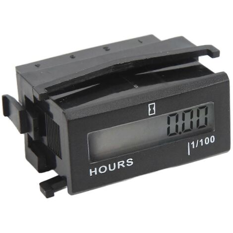 Compteur horaire numérique universel IP65 étanche, réinitialisable, pour tondeuse à gazon, moto, ATV.