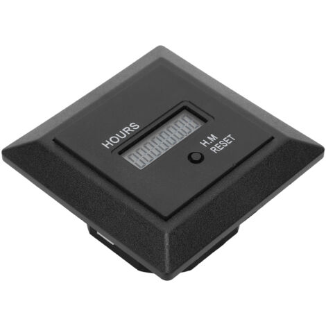 Compteur horaire universel HM‑1R pour moteurs, tracteurs, groupes électrogènes (100V‑250V) - Installation facile