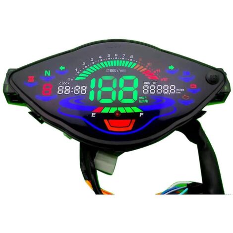 Compteur kilométrique numérique LCD pour moto Wave100 Wave110 Wave110r