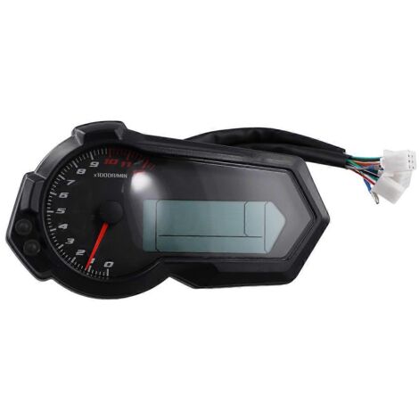 Compteur kilométrique universel 1200 tr/min pour moto, UTV et UTV - Écran LCD numérique
