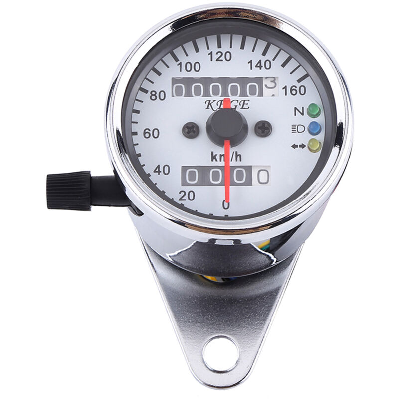 Image of Rapanda - Compteur kilométrique universel pour moto, indicateur de vitesse, signal km/h, argent