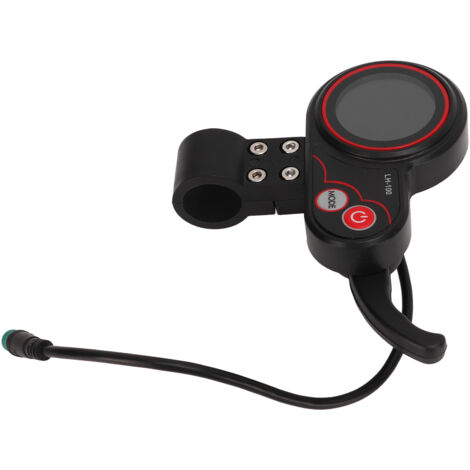 Compteur LCD Étanche 5P pour Vélo et Scooter Électrique 24V-60V, Affichage Digital 22.2mm