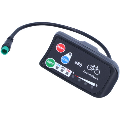 Compteur LCD KT‑LED880 pour vélo électrique 36V 48V, écran de contrôle VAE
