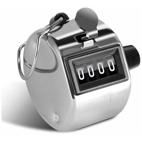 Compteur Manuel 4 Chiffres Compteur de Passage pour Compteur de Personnes, Sport de Golf, École des Formateurs