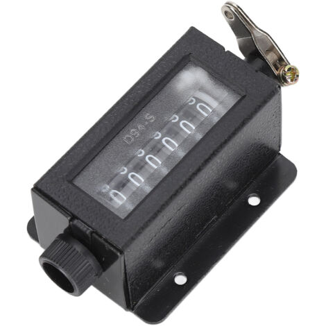 Compteur manuel 6 chiffres pour presse à poinçonner D94-S, compteur mécanique à traction