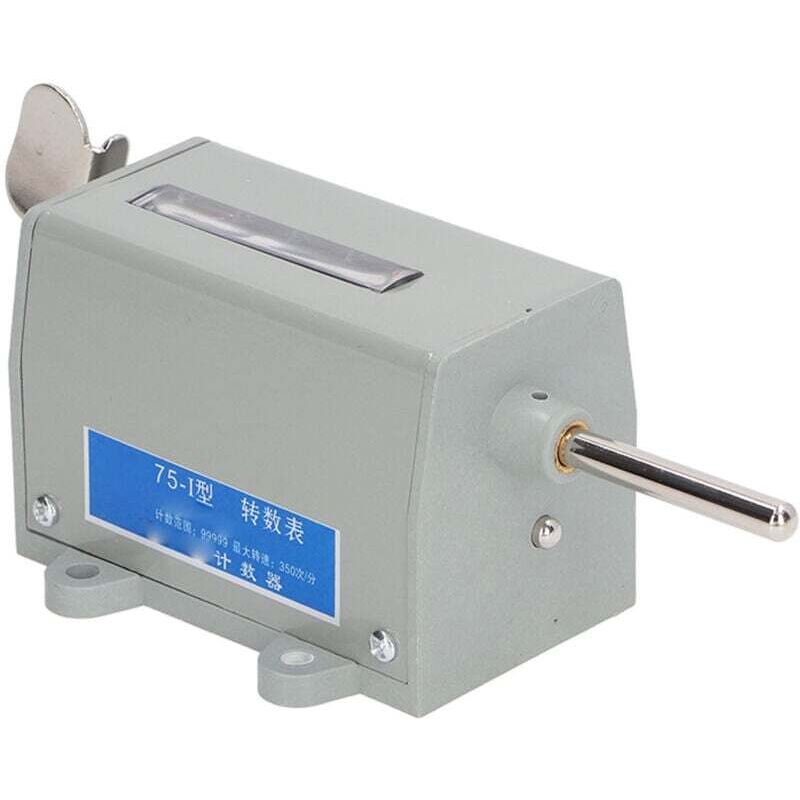 Image of Compteur Mécanique 5 Chiffres 350 Tr/min Réinitialisation Manuelle pour Machines Textiles 220 Volts