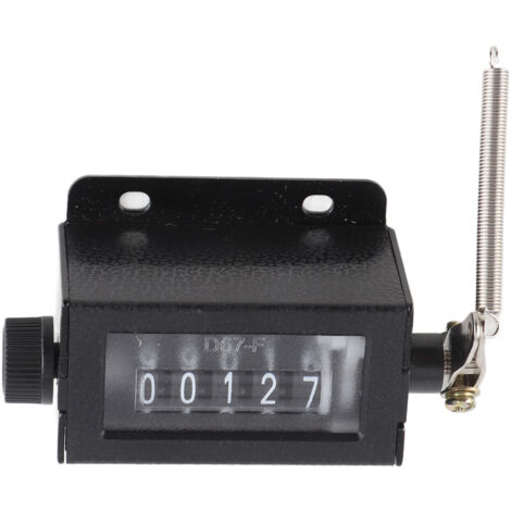 Compteur mécanique D67F 5-digit compteur à tirer avec remise à zéro