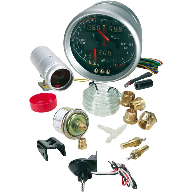 Compteur Multifonction Voiture Revolution - Affichage Analogique/Numérique