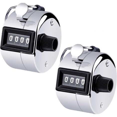 Compteur numérique à doigts (lot de 2) - Compteur portatif pour le sport, les événements et la gestion de fonds