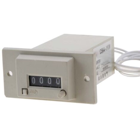 Compteur numérique AC 110V 4 chiffres, modèle électromagnétique CSK4-YKW (02)