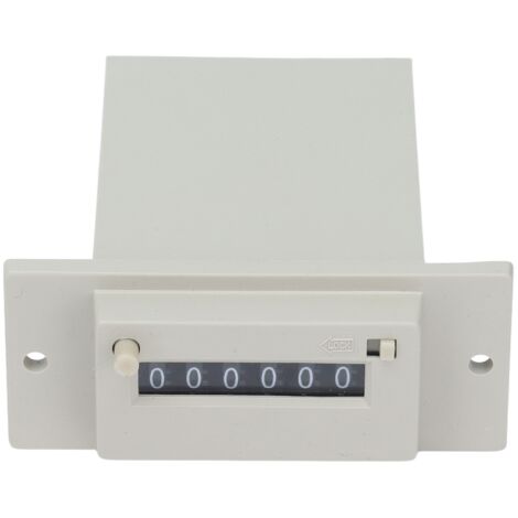 Compteur numérique industriel 6 digits 0‑999999 pour comptage d'impulsions AC 220V