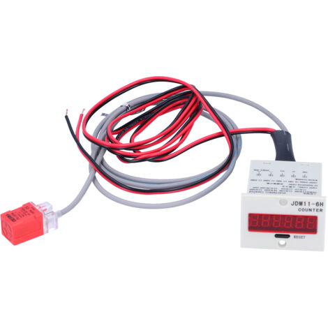 Compteur numérique JDM11-6HAC36V pour systèmes industriels, compteur électronique haute précision