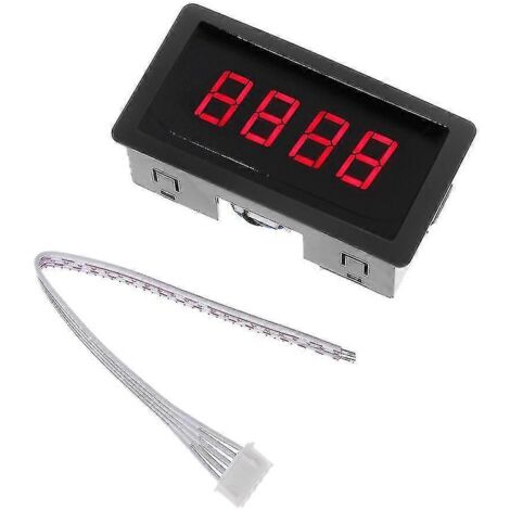 Compteur numérique LED 4 chiffres 2024 pour alimentation CC 8-24 V, 0-9999, affichage incrémental/décrémental/min