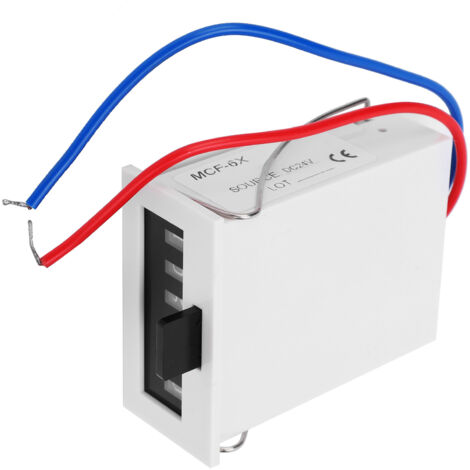 Compteur numérique MCF-6X 0-999999, 24V DC, pour applications industrielles, compteur électromagnétique haute précision