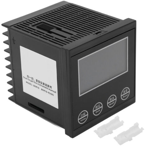 Compteur numérique, minuterie à affichage LCD à 6 chiffres, 0,00001 à 999999 mètres, 100 à 240V AC, pour usage industriel
