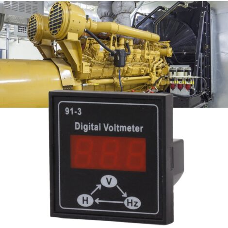 Compteur Numérique pour Groupe Électrogène 220V 380V Monophasé Triphasé Combiné Mesure de Tension - KZQ