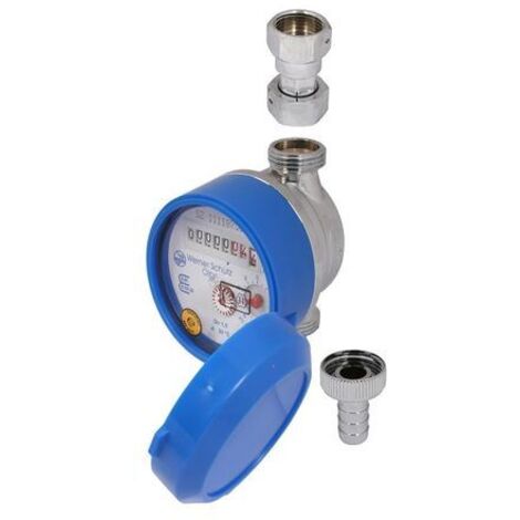 Compteur p. robinet distributeur ETK Qn 1,5m³/h - G 3/4’’ - 80 mm