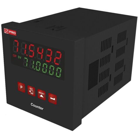 Compteur RS PRO Secondes 24 V LED 6 digits ( Prix pour 1 )