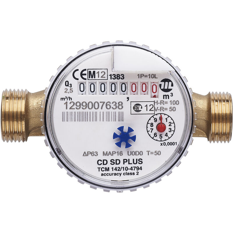 Compteurs Divisionnaires Maddalena - Eau Froide - Pré-équipé impulsions Calibre 15