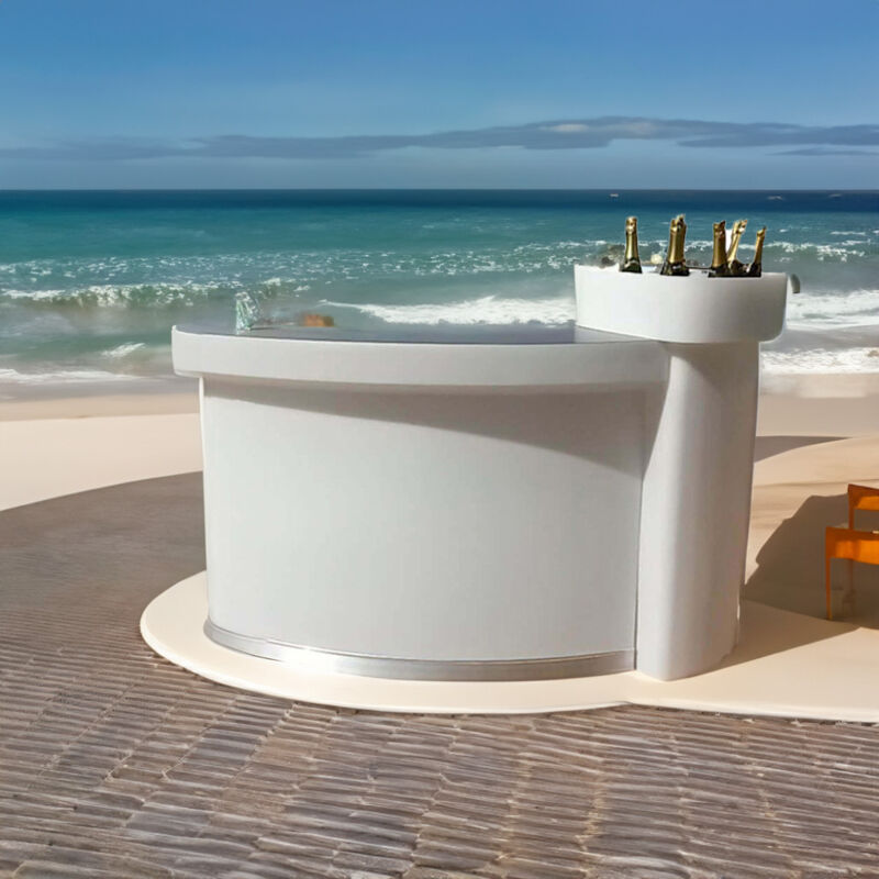 Dare Win Store - Comptoir arrondi lumineux calypso