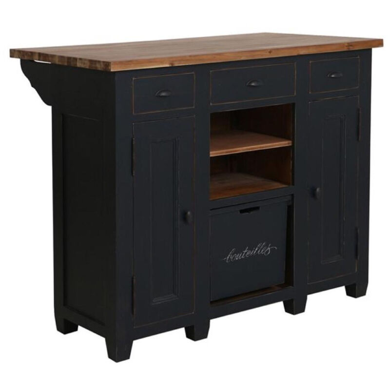 Comptoir bar - Bois - Noir - Interior's