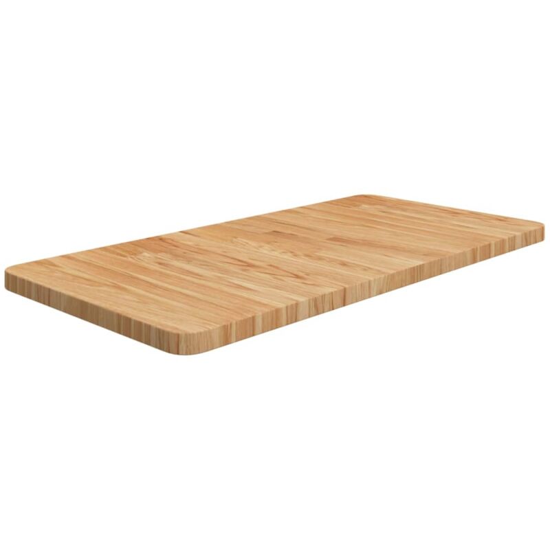 Vidaxl - Comptoir de salle de bain Marron clair 80x40x2,5 cm Bois traité