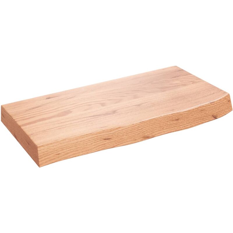 Vidaxl - Comptoir de salle de bain marron 60x30x(2-6) cm bois traité