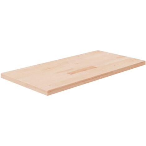 Comptoir de salle de bain  Meuble de rangement 100x50x2,5 cm Bois massif non traité 43712