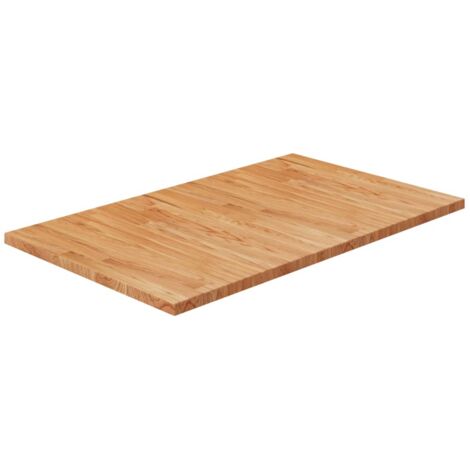 Comptoir de salle de bain  Meuble de rangement Marron clair 100x60x2,5cm Bois traité 97634