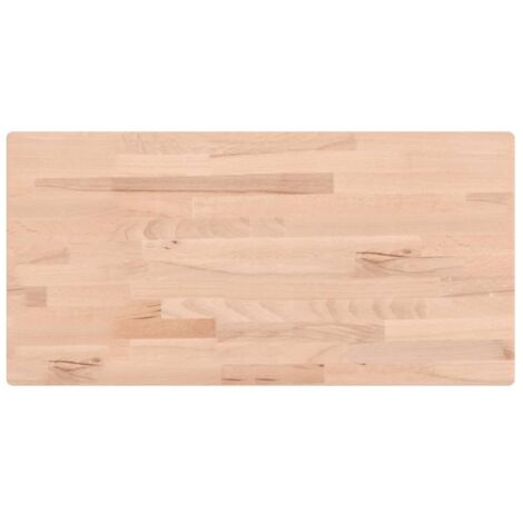Comptoir de salle de bain,Meuble de salle de bain 100x50x1,5 cm bois massif de hêtre CFW50510