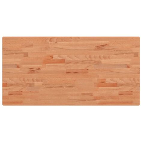 Comptoir de salle de bain,Meuble de salle de bain 100x50x2,5 cm bois massif de hêtre CFW50513