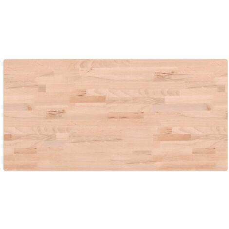 Comptoir de salle de bain,Meuble de salle de bain 100x50x2,5 cm bois massif de hêtre CFW50514