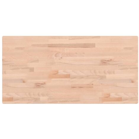 Comptoir de salle de bain,Meuble de salle de bain 100x50x4 cm bois massif de hêtre CFW50516