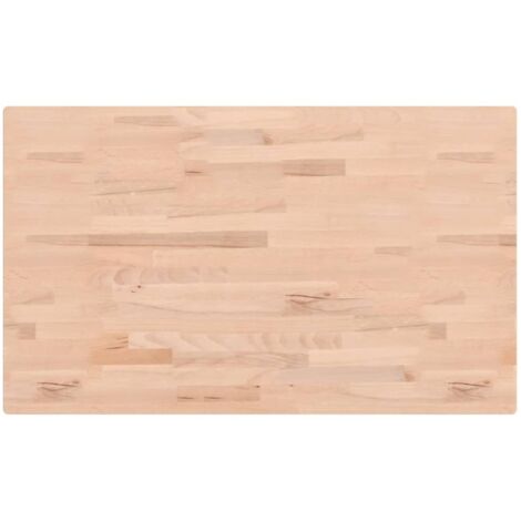 Comptoir de salle de bain，Meuble de salle de bain 100x60x1,5 cm bois massif de hêtre CFW50521