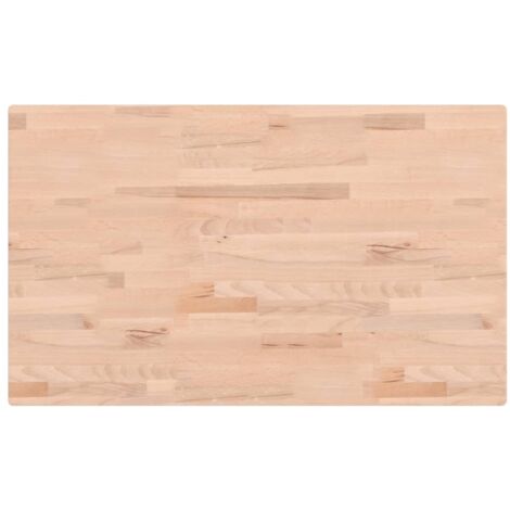 Comptoir de salle de bain，Meuble de salle de bain 100x60x2,5 cm bois massif de hêtre CFW50524