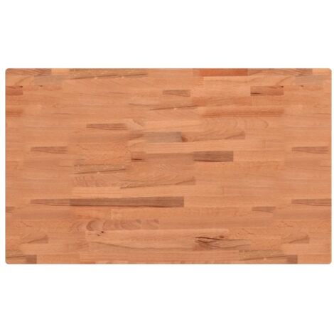 Comptoir de salle de bain，Meuble de salle de bain 100x60x4 cm bois massif de hêtre CFW50527