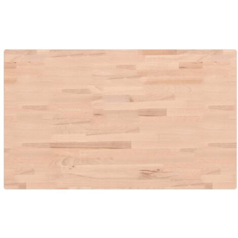 Comptoir de salle de bain，Meuble de salle de bain 100x60x4 cm bois massif de hêtre CFW50528