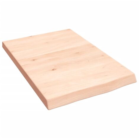 Comptoir de salle de bain,Meuble de salle de bain 40x60x(2-4) cm bois massif non traité CFW50584