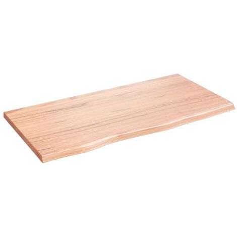 Comptoir de salle de bain,Meuble de salle de bain marron clair 80x40x2 cm bois traité CFW50717