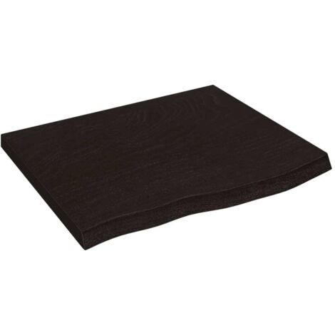 Comptoir de salle de bain,Meuble de salle de bain marron foncé bois massif traité CFW50771