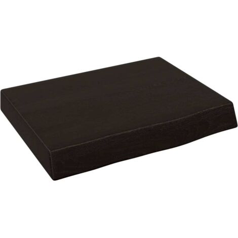 Comptoir de salle de bain,Meuble de salle de bain marron foncé bois massif traité CFW50812