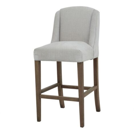 Compton Bar Stool - Wood - L59 x W52 x H107 cm - Grey
