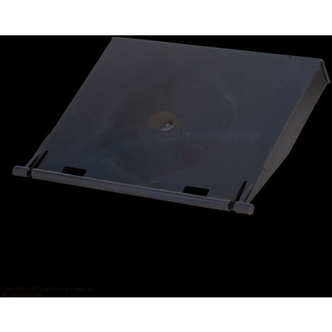 Compuerta flotador Skimmers GRE, color gris.