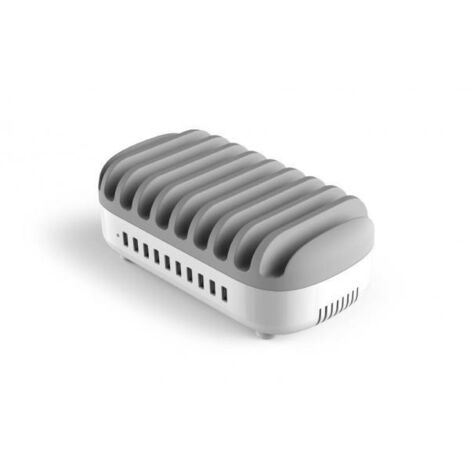 Compulocks 10PUSBDKS-UK organizzatore per stazioni di carica Libera installazione Grigio, Bianco