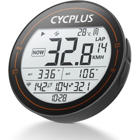 Computer da bici GPS - Computer da ciclismo wireless impermeabile IPX6 - Tachimetro Ant+ per bici - Computer da ciclismo wireless Bluetooth 5.0 - Compatibile con Strava