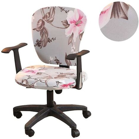 Computer Office Chair Covers Universal Stretchable Polyester Washable Rotating Chair