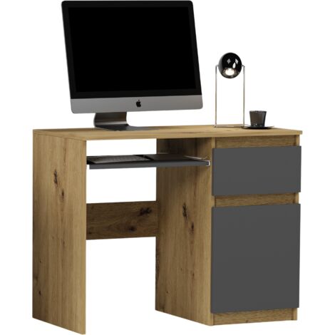 Computer-Schreibtisch Artisan Mix Anthrazit 90 x 50 cm Modern N33