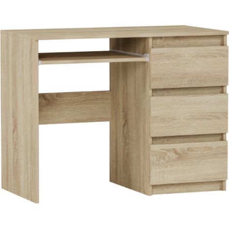 Computer-Schreibtisch z szufladami Sonoma N3 - ideale Lösung für Ihr Büro, 76 x 50 x 96 cm