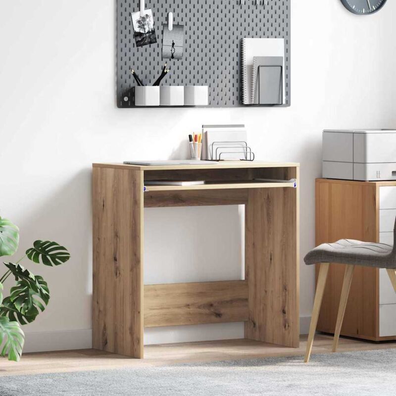 Vidaxl - Tisch Eiche Handwerklich 77, 5 X 43 X 79 Cm Holzwerkstoff